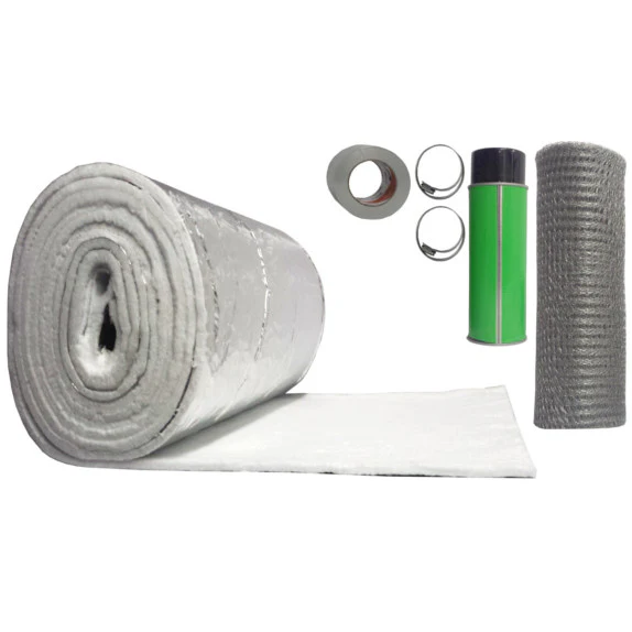 Chimney Liner Insulation Blanket Kit - 1/2 in. - 10 to 16 in. Dia. X 25 ft.