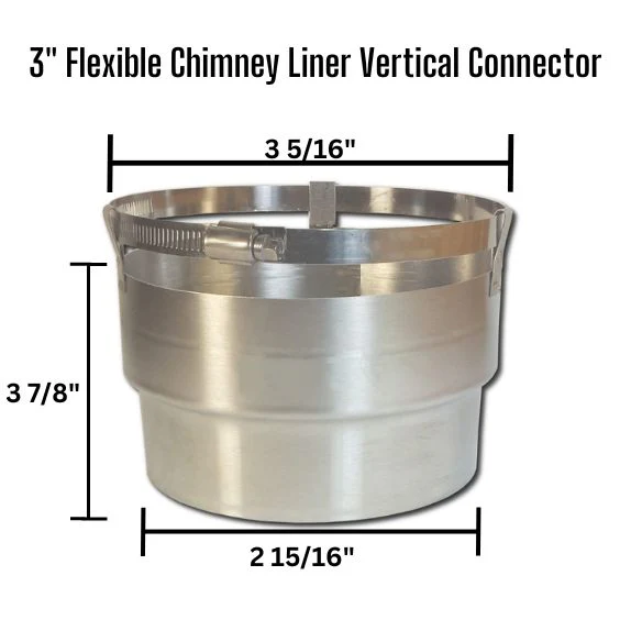 Chimney Liner Vertical Appliance Connector - Image 3