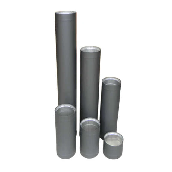Double Wall Black Stove Pipe 48 in. Lengths