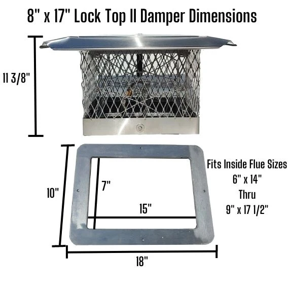 Lock Top II Chimney Damper - Image 12