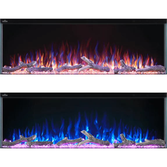 Trivista Series 3-sided Linear Electric Fireplace - Image 3